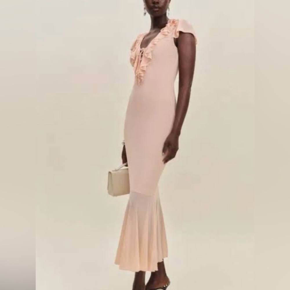 REFORMATION
Arlo Knit Dress In Pink size M NWt - Picture 1 of 8